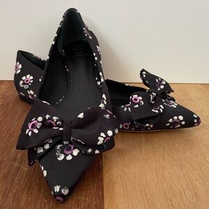 Tory Burch Rosalind Black Ballet Flats size 6.5